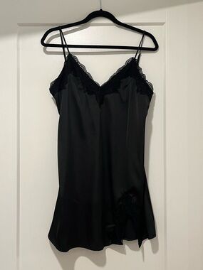 Lace Trim Slip Dress